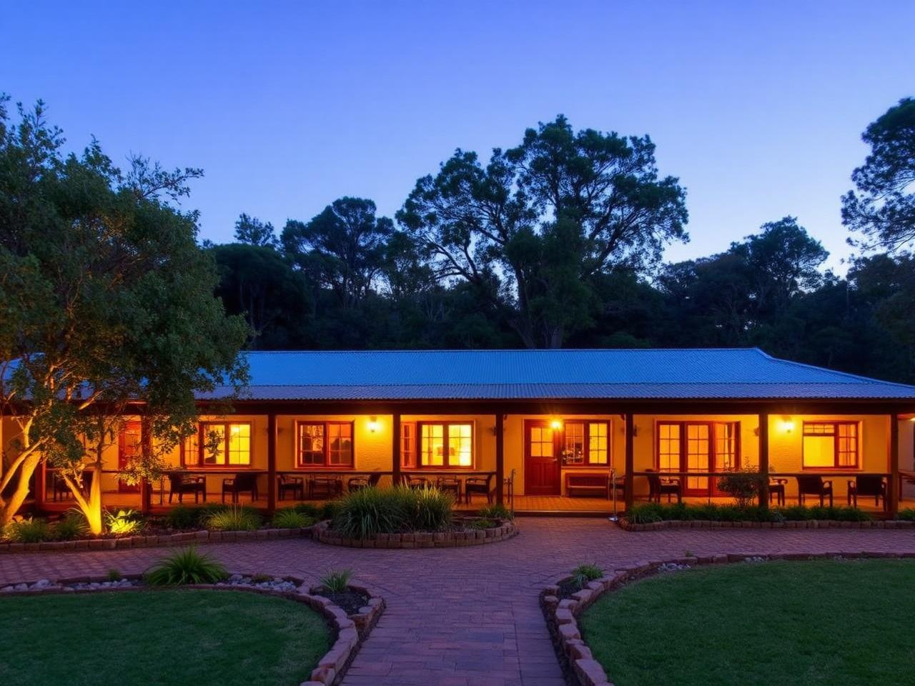 Noite no Westlodge Graskop