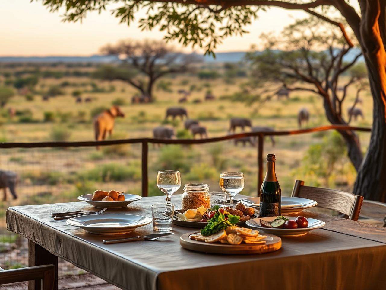 Almoço dentro do Kruger